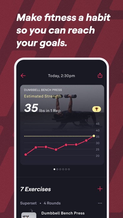Fitbod: Gym & Fitness Planner screenshot 1