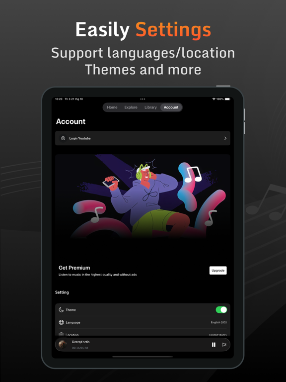 Music X : Music Player & Mp3 screenshot 1
