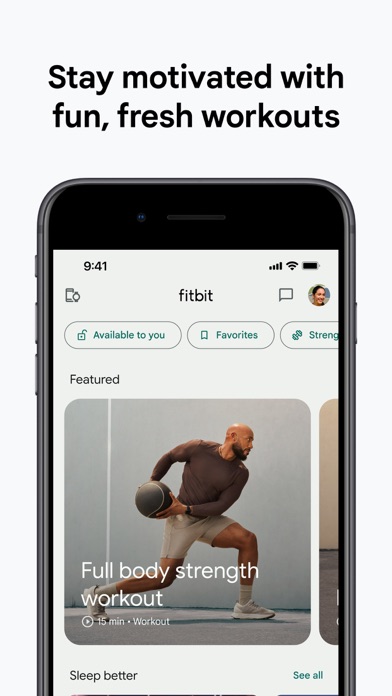 Fitbit: Health & Fitness screenshot 1