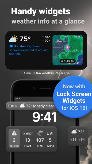 Clime: NOAA Weather Radar Live screenshot 1