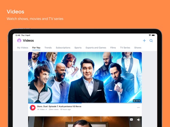 VK: social network, messenger screenshot 1