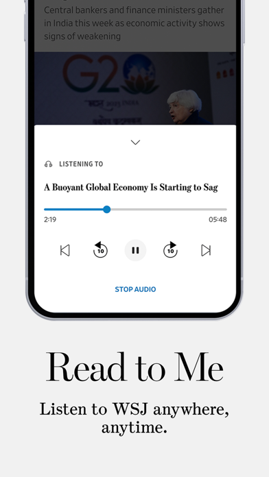 The Wall Street Journal. News screenshot 1