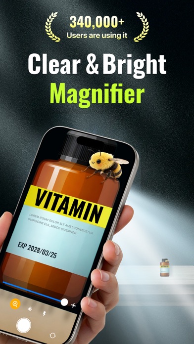 Flashlight◉ - Magnifying Glass screenshot 8
