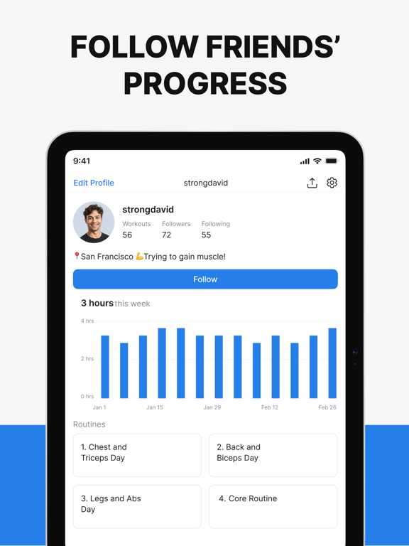 Hevy - Workout Tracker Gym Log screenshot 3