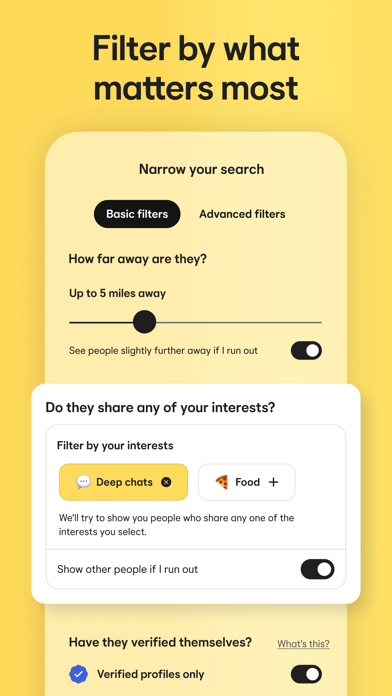 Bumble Dating App: Meet & Date screenshot 1
