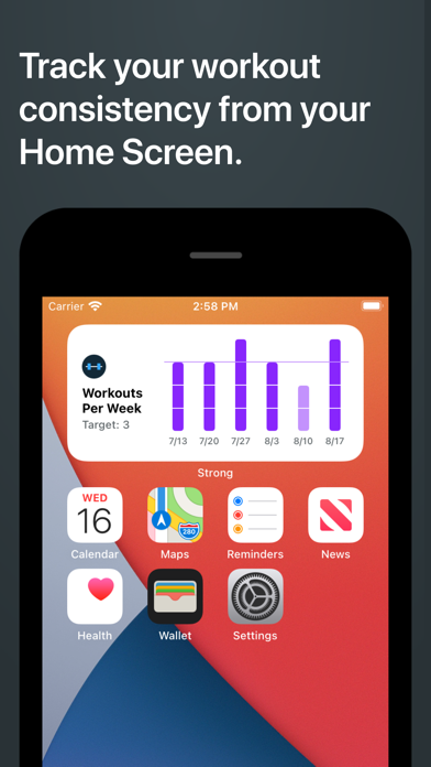 Strong Workout Tracker Gym Log screenshot 1