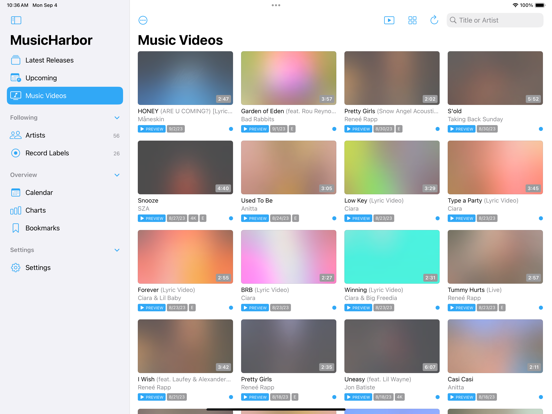 MusicHarbor - Track New Music screenshot 6
