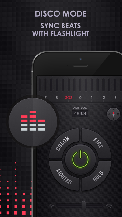 Flashlight for iPhone + iPad screenshot 2