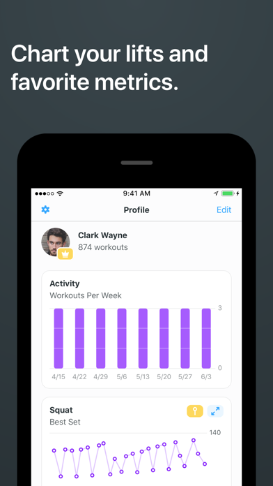 Strong Workout Tracker Gym Log screenshot 2