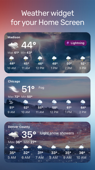 Weather Live° - Local Forecast screenshot 1