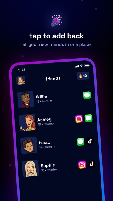 Fam - make new friends live screenshot 1
