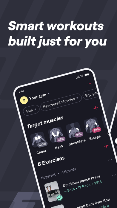 Fitbod: Gym & Fitness Planner screenshot 10