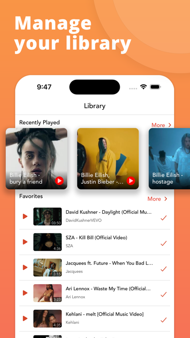 Music Player : Songs, Videos screenshot 1