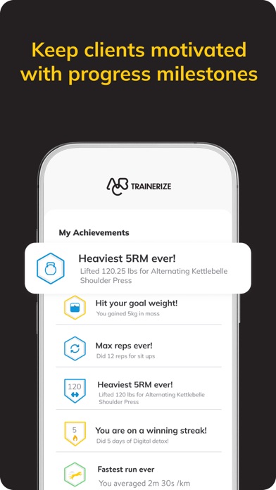 Fitness App (ABC Trainerize) screenshot 2