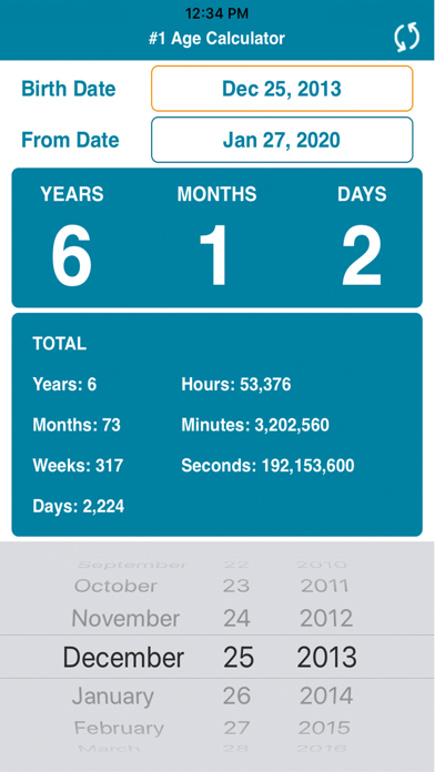 #1 Age Calculator screenshot 1