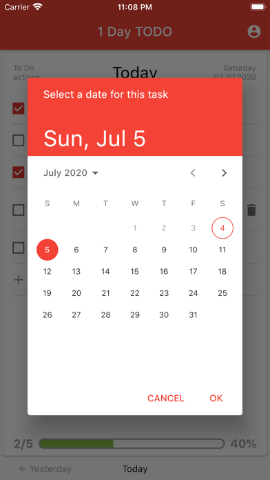 1 Day TODO: Daily Planner 2026 screenshot 2