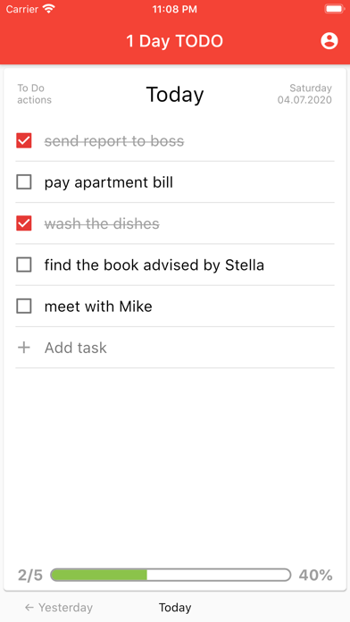 1 Day TODO: Daily Planner 2026 screenshot 3