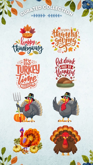 100+ Thanksgiving Day Stickers screenshot 4