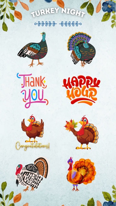 100+ Thanksgiving Day Stickers screenshot 2