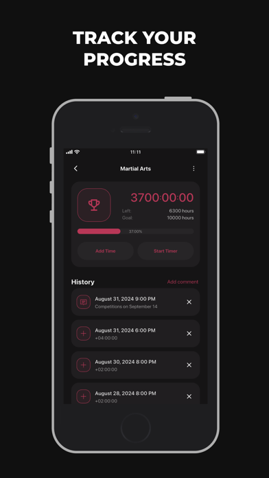 10000 Hours: Skill Tracker screenshot 4