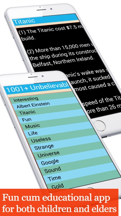 1001+Unbelievable facts screenshot 2