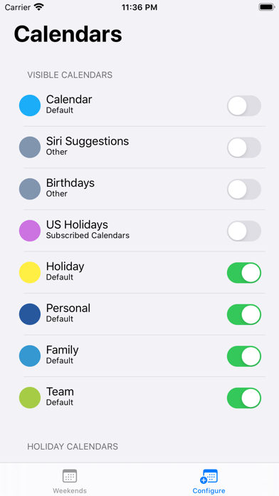 104 Days: The weekend calendar screenshot 3