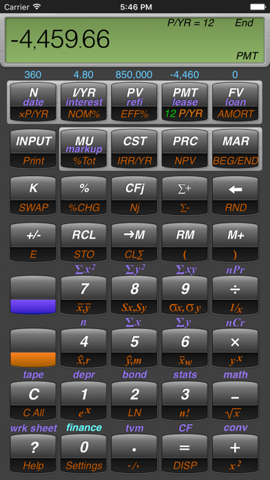 10BII Calc HD screenshot 5