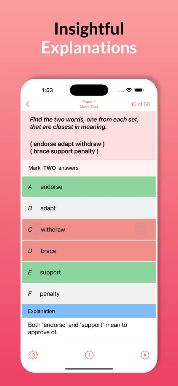 11+ VerbalReasoningPractice Lt screenshot 3