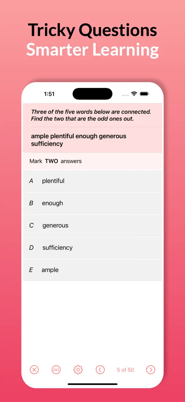 11+ VerbalReasoningPractice Lt screenshot 4
