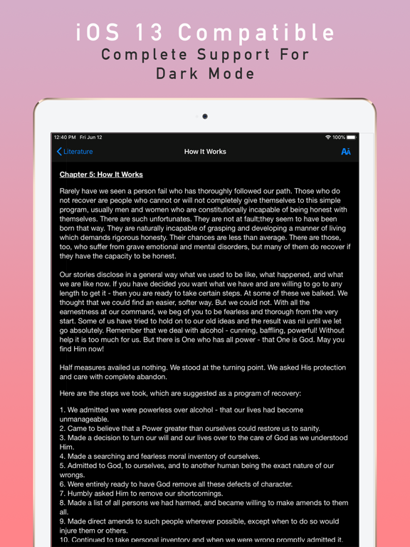 12 Steps Guide screenshot 1