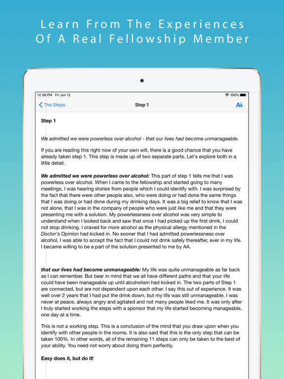 12 Steps Guide screenshot 4
