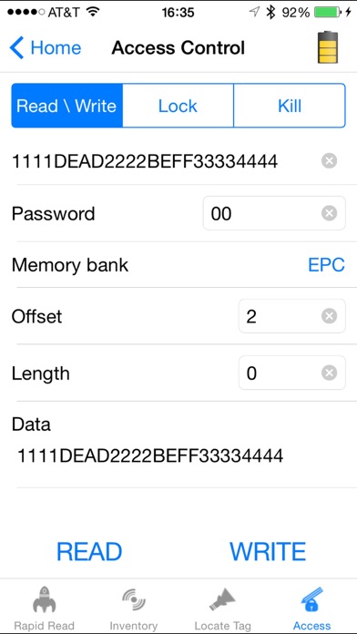 123RFID Mobile screenshot 1