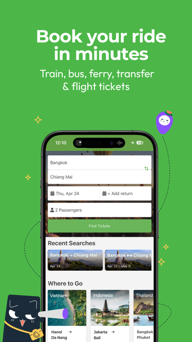 12Go Train Bus Ferry Flight screenshot 6