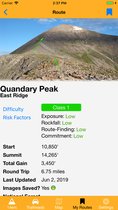 14ers.com screenshot 3