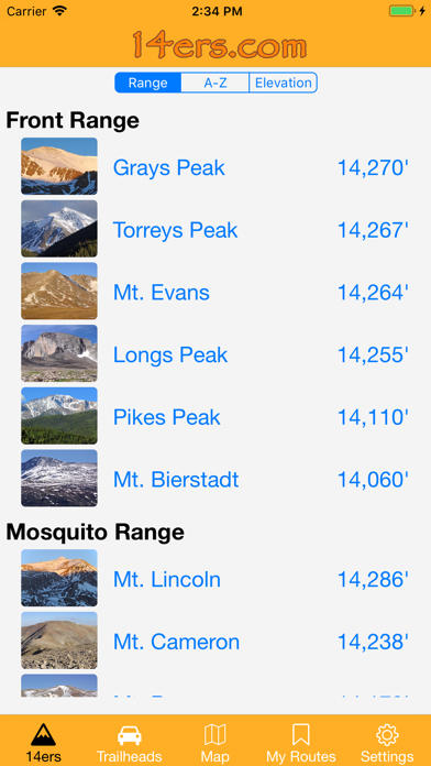 14ers.com screenshot 5