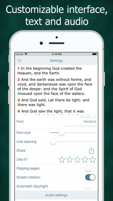 1611 King James Bible Version screenshot 1