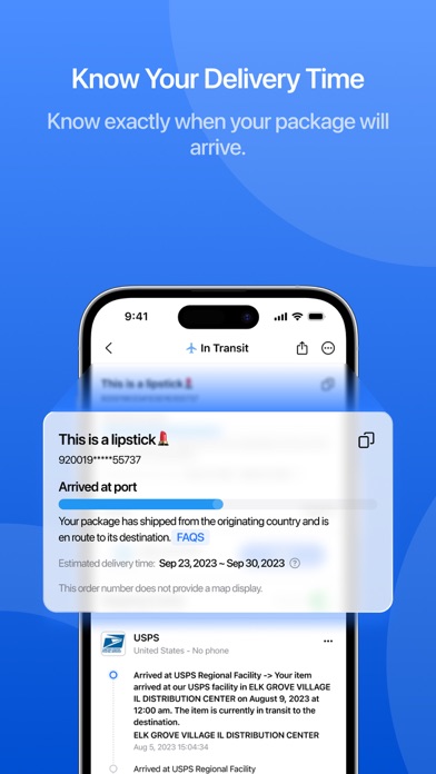 17TRACK Package Tracker screenshot 2
