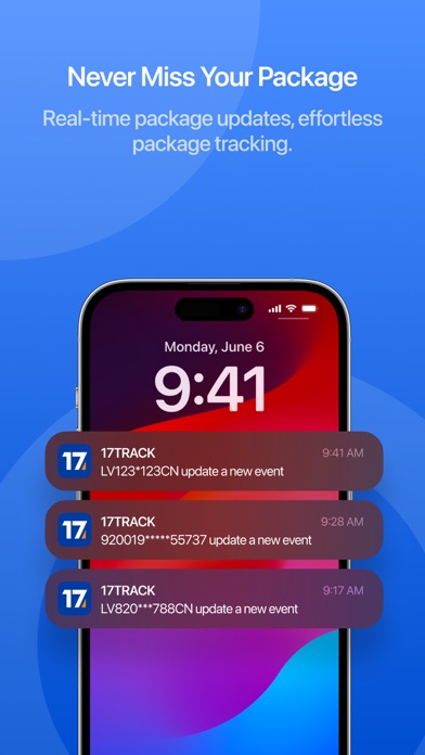 17TRACK Package Tracker screenshot 1