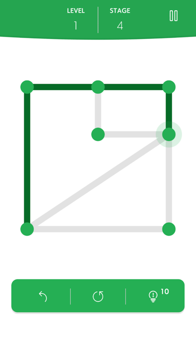 1LINE one-stroke puzzle game screenshot 1