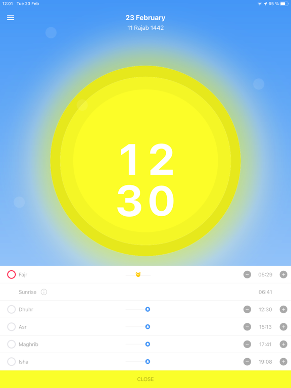 1Muslim: Prayer times, Azan screenshot 2