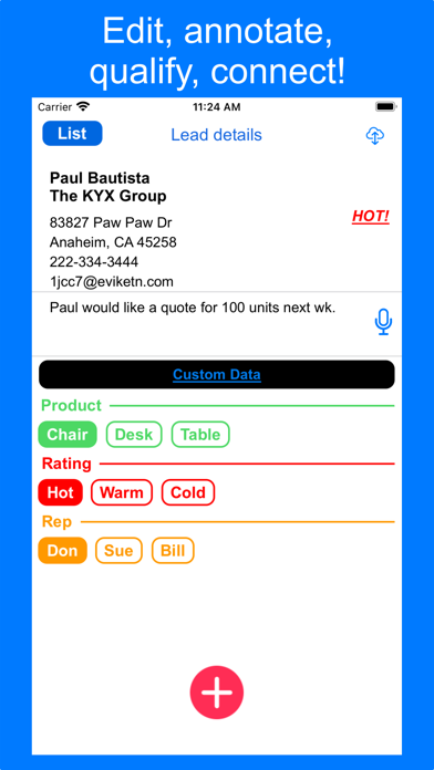 1st Sales Lead Retrieval screenshot 3