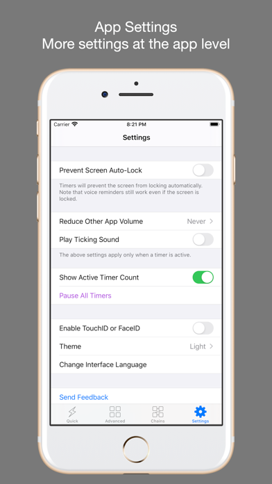 1Timer - Voice Timer screenshot 1