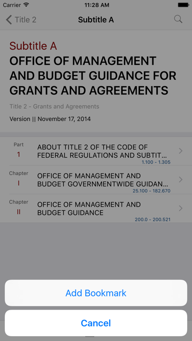 2 CFR - Grants and Agreements (LawStack Series) screenshot 3