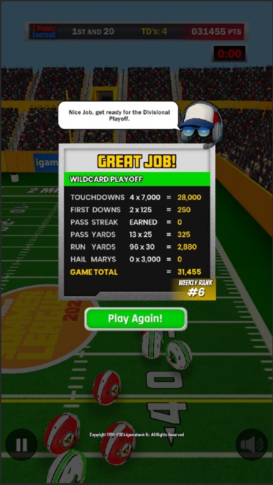 2 Minute Football screenshot 2
