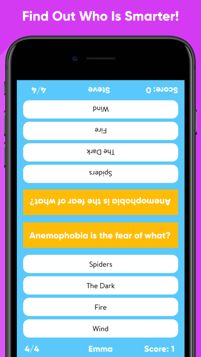 2 Player Quiz Multiplayer Game screenshot 2