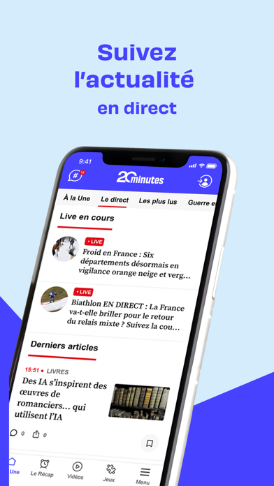 20 Minutes, news en continu screenshot 5
