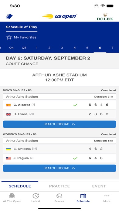2025 US Open Tennis screenshot 2