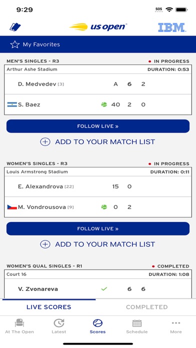 2025 US Open Tennis screenshot 3