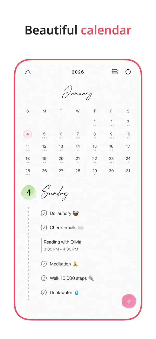 2026 Planner & Agenda - Floret screenshot 4