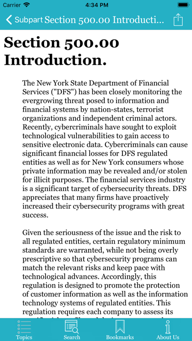 23NYCRR 500 Cyber Requirements screenshot 2
